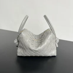 BOTTEGA VENETA Shoulder Bags Grey-Gold 19X12X9CM F8010065223