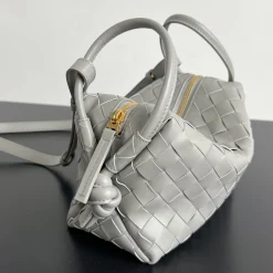 Alternative view of BOTTEGA VENETA Shoulder Bags Grey-Gold 19X12X9CM F8010065223