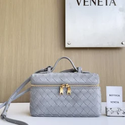 BOTTEGA VENETA Shoulder Bags Grey-Gold 22X12.5X5CM F8010064814