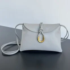 BOTTEGA VENETA Shoulder Bags Grey-Gold 27.5X16X6CM G5010064084