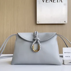 BOTTEGA VENETA Shoulder Bags Grey-Gold 27X16X6CM G5010064103