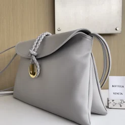 Alternative view of BOTTEGA VENETA Shoulder Bags Grey-Gold 30X20X8CM H4010064065
