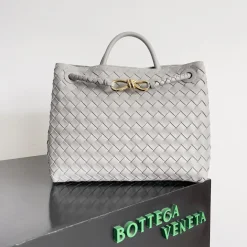 BOTTEGA VENETA Shoulder Bags Grey-Gold 32X24X12CM A13010065785