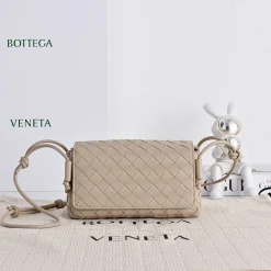 BOTTEGA VENETA Shoulder Bags Lamb Leather Beige 21X11X9CM F8010065422