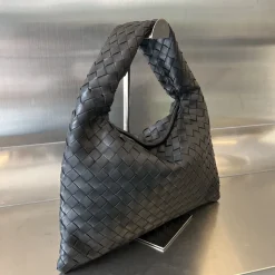 Alternative view of BOTTEGA VENETA Shoulder Bags Lamb Leather Black 41X20.5X7.5CM H8010060202