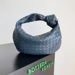 BOTTEGA VENETA Shoulder Bags Lamb Leather Blue 23X15X5CM E6010062020