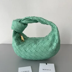 BOTTEGA VENETA Shoulder Bags Lamb Leather Green-Gold 23X15X5CM E6010061605