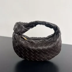 BOTTEGA VENETA Shoulder Bags Lambskin Leather Brown 23X28X8 E6010061383