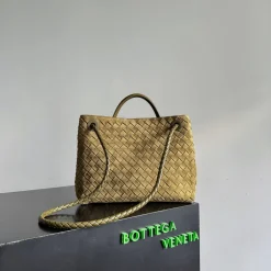 Alternative view of BOTTEGA VENETA Shoulder Bags Lambskin Leather Brown-Gold 32X24X12CM A18010065685