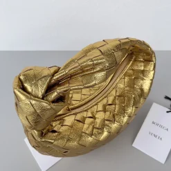 Alternative view of BOTTEGA VENETA Shoulder Bags Lambskin Leather Gold 23X15X5CM E8010061349