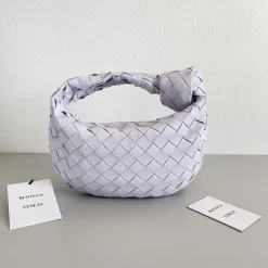 BOTTEGA VENETA Shoulder Bags Lambskin Leather Lavender 23X15X5CM E6010061318