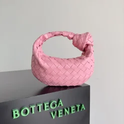 BOTTEGA VENETA Shoulder Bags Lambskin Leather Pink 23X15X5CM E6010061971
