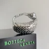 BOTTEGA VENETA Shoulder Bags Lambskin Leather Silver 23X15X5CM E8010061975