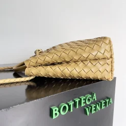 Alternative view of BOTTEGA VENETA Shoulder Bags Lambskin Leather Tan-Gold 32X24X12CM A13010065801