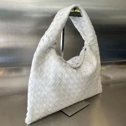 Alternative view of BOTTEGA VENETA Shoulder Bags Lambskin Leather White 41X20.5X7.5CM H8010060225