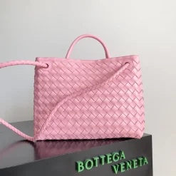 Alternative view of BOTTEGA VENETA Shoulder Bags Lambskin Pink-Gold 32X24X12CM A13010065730