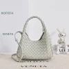 BOTTEGA VENETA Shoulder Bags Lambskin White-Gold 20X12.5X9CM G8010060757