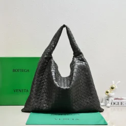 BOTTEGA VENETA Shoulder Bags Leather Black 54X24X13CM A08010060809