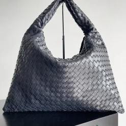 BOTTEGA VENETA Shoulder Bags Leather Gray 53X24X13CM A08010061112