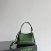 BOTTEGA VENETA Shoulder Bags Leather Green-Gold 29.5X18.5X17.5CM A23010064966