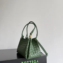 Alternative view of BOTTEGA VENETA Shoulder Bags Leather Green-Gold 29.5X18.5X17.5CM A23010064966