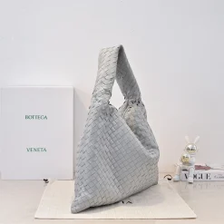 Alternative view of BOTTEGA VENETA Shoulder Bags Leather Grey 54X24X13CM A08010060890