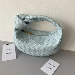 Alternative view of BOTTEGA VENETA Shoulder Bags Light Blue-Gold 23X15X5CM E6010061615