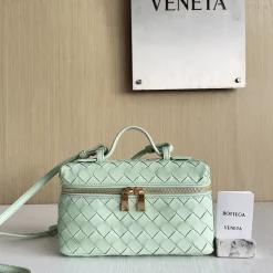 BOTTEGA VENETA Shoulder Bags Mintgreen-Gold 22X12.5X5CM F8010064823