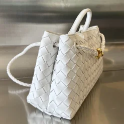 Alternative view of BOTTEGA VENETA Shoulder Bags Nappa Lamb Leather White-Gold 29X18X10CM I8010063955