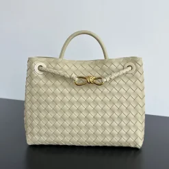 BOTTEGA VENETA Shoulder Bags Nappa Lambskin Beige-Gold 32.5X24X12CM A13010065669