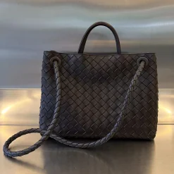 Alternative view of BOTTEGA VENETA Shoulder Bags Nappa Lambskin Black-Gold 32.5X24X12CM A13010065672