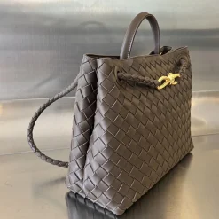 Alternative view of BOTTEGA VENETA Shoulder Bags Nappa Lambskin Brown-Gold 32.5X24X12CM A13010065657