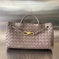 BOTTEGA VENETA Shoulder Bags Nappa Lambskin Taupe-Gold 29X18X10 I8010063959