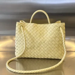 Alternative view of BOTTEGA VENETA Shoulder Bags Nappa Lambskin Yellow-Gold 32.5X24X12CM A13010065671