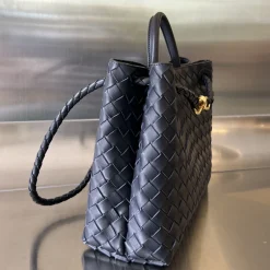Alternative view of BOTTEGA VENETA Shoulder Bags Nappa Leather Black-Gold 32.5X24X12CM A13010065681