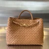 BOTTEGA VENETA Shoulder Bags Nappa Leather Brown-Gold 32.5X24X12CM A13010065678