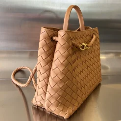 Alternative view of BOTTEGA VENETA Shoulder Bags Nappa Leather Brown-Gold 32.5X24X12CM A13010065678