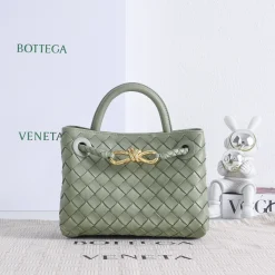 BOTTEGA VENETA Shoulder Bags Nappa Leather Green-Gold 20X15X9CM H3010063889