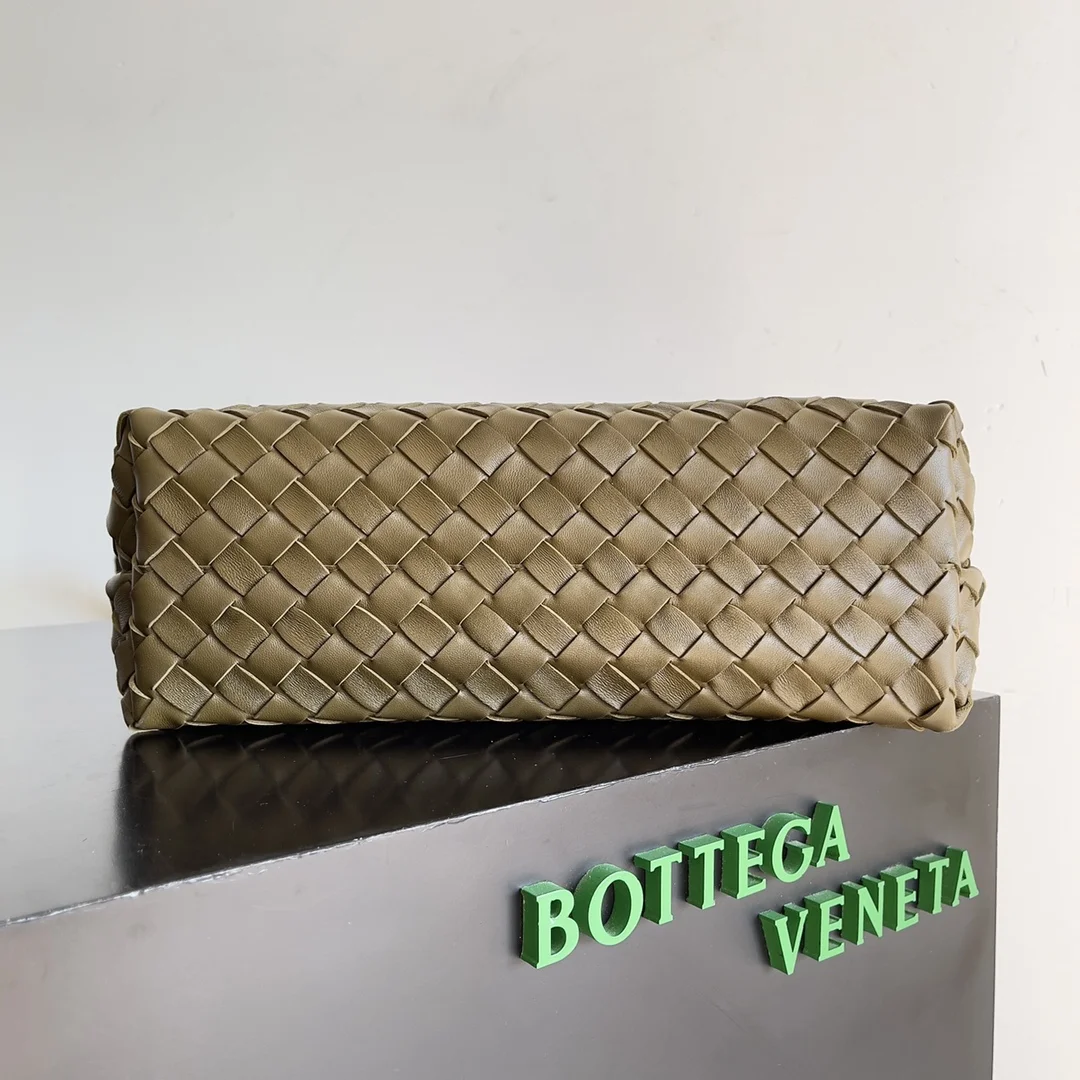 BOTTEGA VENETA Shoulder Bags Olive-Silver 32X24X12CM A13010065792 - Image 4