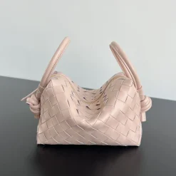 BOTTEGA VENETA Shoulder Bags Pink-Gold 19X12X9CM F8010065220