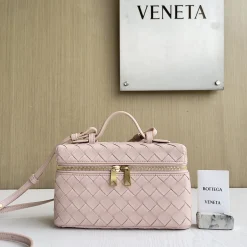 BOTTEGA VENETA Shoulder Bags Pink-Gold 22X12.5X5CM F8010064831