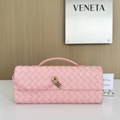 BOTTEGA VENETA Shoulder Bags Pink-Gold 31X13X3CM F8010064288