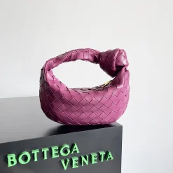 BOTTEGA VENETA Shoulder Bags Purple-Gold 23X15X5CM E6010062163