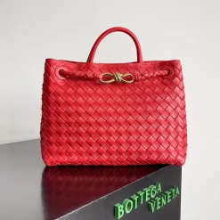 BOTTEGA VENETA Shoulder Bags Red-Gold 32X24X12CM A13010065742