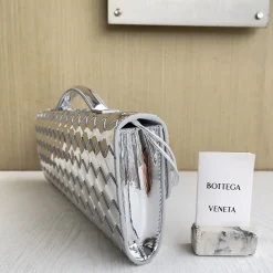 Alternative view of BOTTEGA VENETA Shoulder Bags Silver 31X13X3CM F8010064308