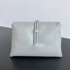 Alternative view of BOTTEGA VENETA Shoulder Bags Smooth Calfskin Grey-Gold 27.5X16X6CM G5010064088