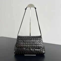 BOTTEGA VENETA Shoulder Bags Soft Calf Leather Brown 33X19X8CM H8010065317