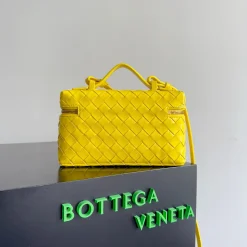 Alternative view of BOTTEGA VENETA Shoulder Bags Suede Yellow-Gold 22X12.5X5CM H7010064764