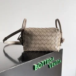 BOTTEGA VENETA Shoulder Bags Taupe 19X12X9CM F8010065187