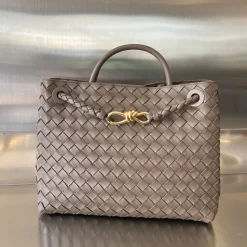 BOTTEGA VENETA Shoulder Bags Taupe-Gold 32.5X24X12CM A13010065688